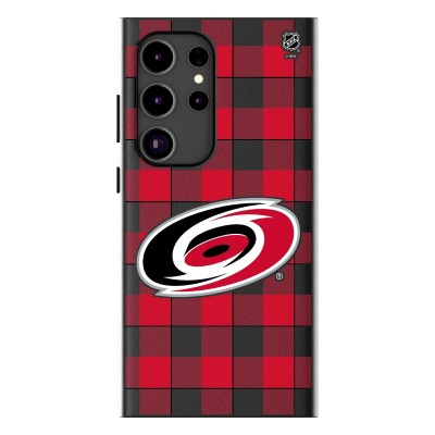 Carolina Hurricanes Keyscaper Plaid Galaxy Magnetic Bump Case