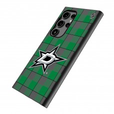 Dallas Stars Keyscaper Plaid Galaxy Magnetic Bump Case