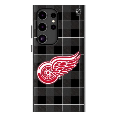 Detroit Red Wings Keyscaper Plaid Galaxy Magnetic Bump Case