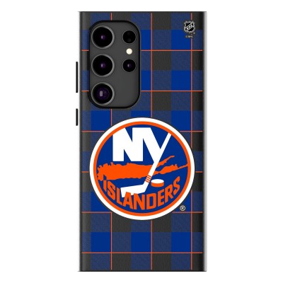 New York Islanders Keyscaper Plaid Galaxy Magnetic Bump Case