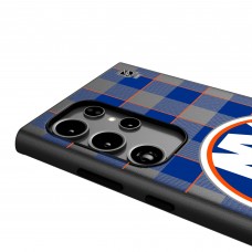 New York Islanders Keyscaper Plaid Galaxy Magnetic Bump Case