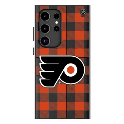 Philadelphia Flyers Keyscaper Plaid Galaxy Magnetic Bump Case