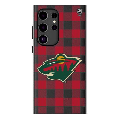 Minnesota Wild Keyscaper Plaid Galaxy Magnetic Bump Case