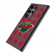 Minnesota Wild Keyscaper Plaid Galaxy Magnetic Bump Case
