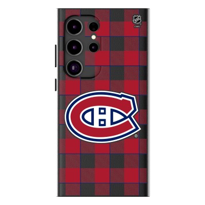 Montreal Canadiens Keyscaper Plaid Galaxy Magnetic Bump Case