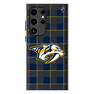 Nashville Predators Keyscaper Plaid Galaxy Magnetic Bump Case