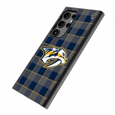 Nashville Predators Keyscaper Plaid Galaxy Magnetic Bump Case
