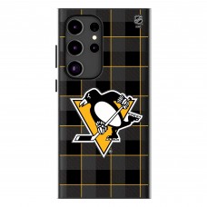 Pittsburgh Penguins Keyscaper Plaid Galaxy Magnetic Bump Case