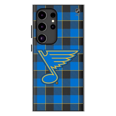 St. Louis Blues Keyscaper Plaid Galaxy Magnetic Bump Case