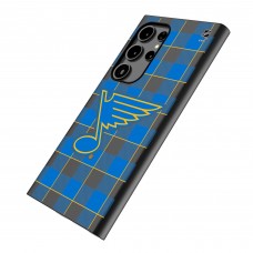 St. Louis Blues Keyscaper Plaid Galaxy Magnetic Bump Case