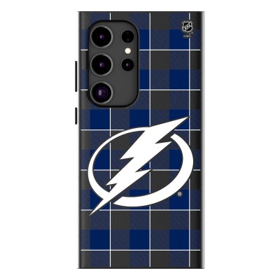 Tampa Bay Lightning Keyscaper Plaid Galaxy Magnetic Bump Case