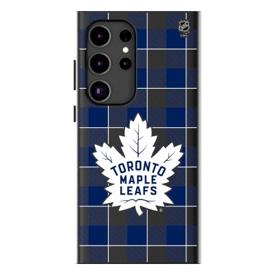 Toronto Maple Leafs Keyscaper Plaid Galaxy Magnetic Bump Case