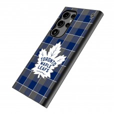 Toronto Maple Leafs Keyscaper Plaid Galaxy Magnetic Bump Case