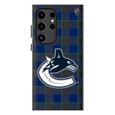Vancouver Canucks Keyscaper Plaid Galaxy Magnetic Bump Case