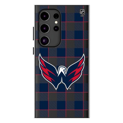 Washington Capitals Keyscaper Plaid Galaxy Magnetic Bump Case