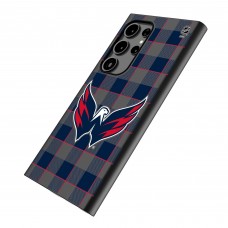 Washington Capitals Keyscaper Plaid Galaxy Magnetic Bump Case