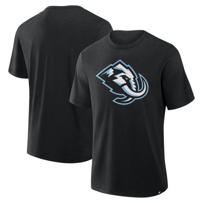 Футболка Utah Mammoth Fanatics Black Primary Logo Stadium Slub