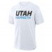 Футболка Utah Mammoth Fanatics White Wordmark Stadium Slub