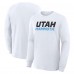 Футболка с длинным рукавом Utah Mammoth Fanatics White Wordmark Legacy Футболка с длинным рукавом Utah Mammoth Fanatics White Wordmark Legacy