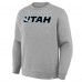 Кофта Utah Mammoth Fanatics Heather Gray Combo Legacy Fleece