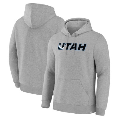 Толстовка Utah Mammoth Fanatics Heather Gray Combo Legacy Fleece