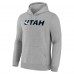 Толстовка Utah Mammoth Fanatics Heather Gray Combo Legacy Fleece