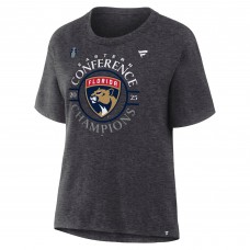Футболка Женская Florida Panthers Fanatics Heather Charcoal 2025 Eastern Conference Champions Locker Room Футболка Женская Florida Panthers Fanatics Heather Charcoal 2025 Eastern Conference Champions Locker Room