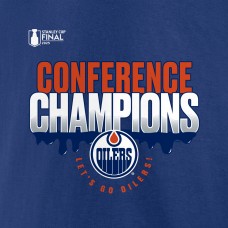 Футболка Edmonton Oilers Fanatics Royal 2025 Western Conference Champions Local Hometown