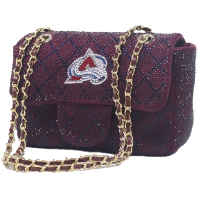 Colorado Avalanche Cuce Crystal Crossbody Purse