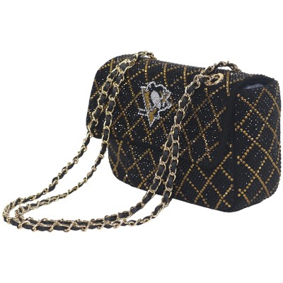 Pittsburgh Penguins Cuce Crystal Crossbody Purse