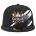 Бейсболка Washington Capitals New Era Black Faded Lines 59FIFTY