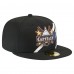 Бейсболка Washington Capitals New Era Black Faded Lines 59FIFTY