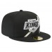 Бейсболка Los Angeles Kings New Era Black Faded Lines 59FIFTY