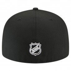 Бейсболка Boston Bruins New Era Black Faded Lines 59FIFTY