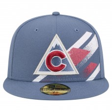 Бейсболка Colorado Avalanche New Era Blue Faded Lines 59FIFTY