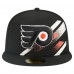 Бейсболка Philadelphia Flyers New Era Black Faded Lines 59FIFTY