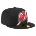 Бейсболка New Jersey Devils New Era Black Faded Lines 59FIFTY