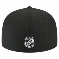 Бейсболка New Jersey Devils New Era Black Faded Lines 59FIFTY
