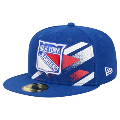 Бейсболка New York Rangers New Era Blue Faded Lines 59FIFTY