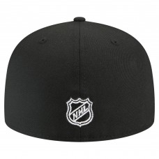 Бейсболка Pittsburgh Penguins New Era Black Faded Lines 59FIFTY