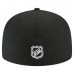 Бейсболка Pittsburgh Penguins New Era Black Faded Lines 59FIFTY
