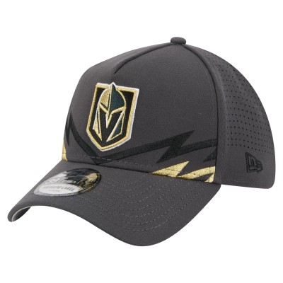 Бейсболка Vegas Golden Knights New Era Gray Zig Zag 39THIRTY A-Frame Perforated