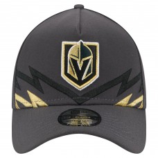 Бейсболка Vegas Golden Knights New Era Gray Zig Zag 39THIRTY A-Frame Perforated