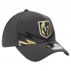 Бейсболка Vegas Golden Knights New Era Gray Zig Zag 39THIRTY A-Frame Perforated