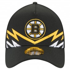 Бейсболка Boston Bruins New Era Black 39THIRTY A-Frame Perforated Бейсболка Boston Bruins New Era Black 39THIRTY A-Frame Perforated