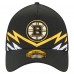 Бейсболка Boston Bruins New Era Black 39THIRTY A-Frame Perforated
