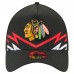 Бейсболка Chicago Blackhawks New Era Black 39THIRTY A-Frame Perforated