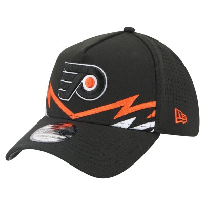 Бейсболка Philadelphia Flyers New Era Black 39THIRTY A-Frame Perforated