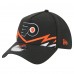 Бейсболка Philadelphia Flyers New Era Black 39THIRTY A-Frame Perforated