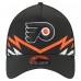 Бейсболка Philadelphia Flyers New Era Black 39THIRTY A-Frame Perforated